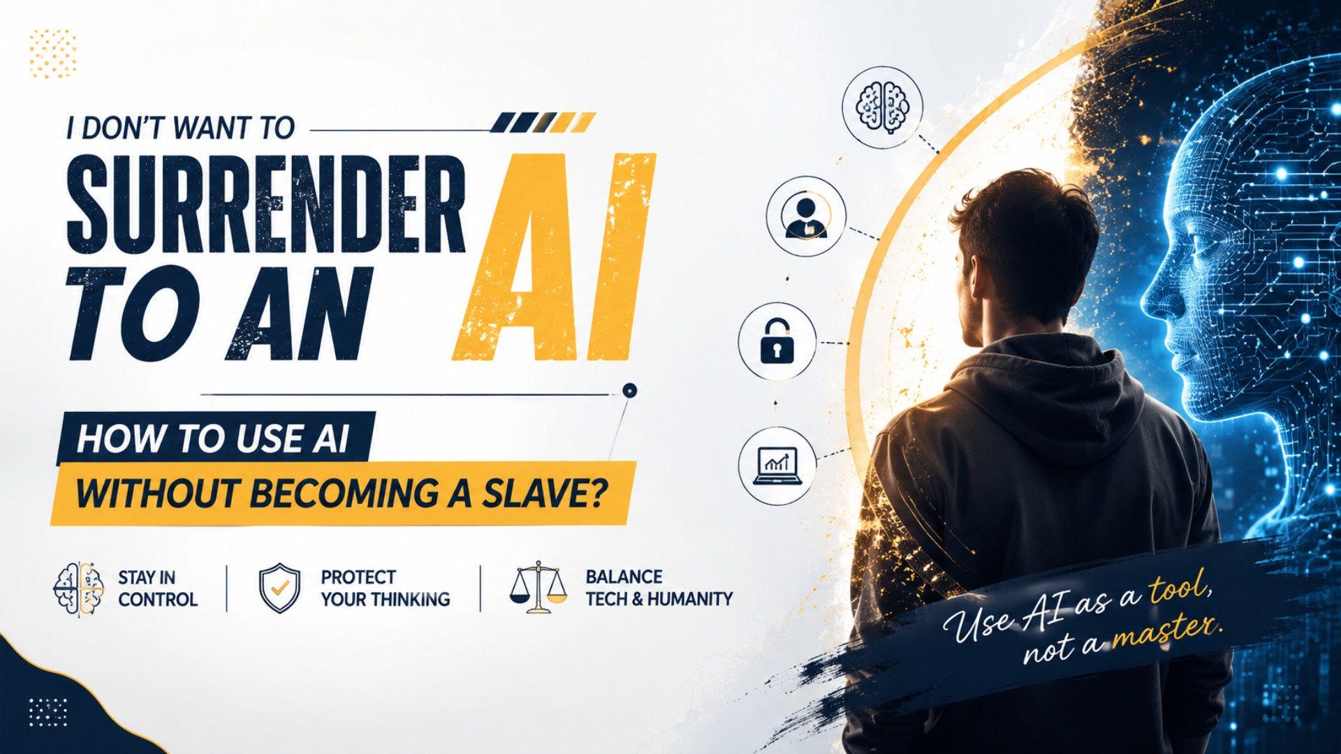 I don't want to surrender to an AI- How to Use AI Without Becoming a Slave?