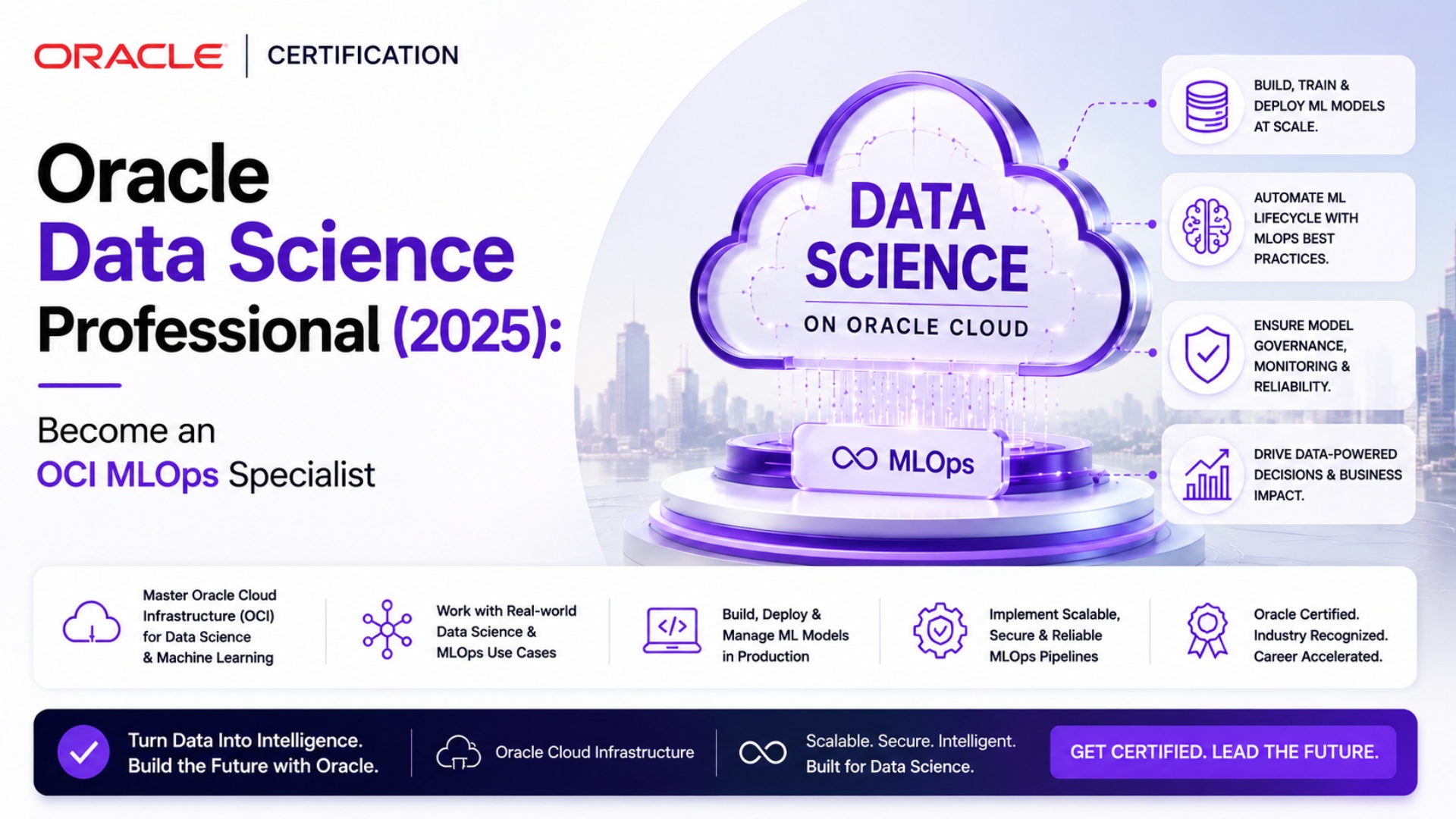 Oracle Data Science Professional (2025): Become an OCI MLOps Specialist