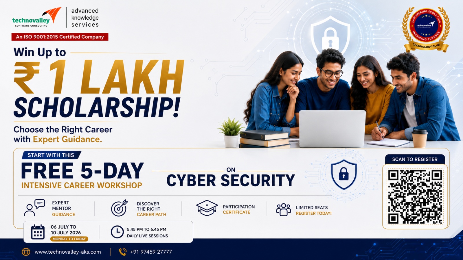 Free 5-Day Intensive Career Workshop on Cyber Security